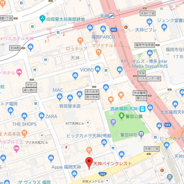 finfit福岡地図