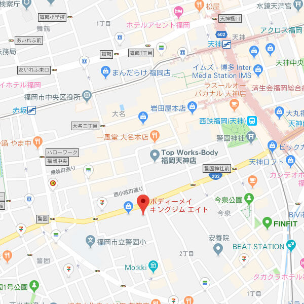 ボディーメイキングジムエイト（eight）上人橋通り店の店舗情報