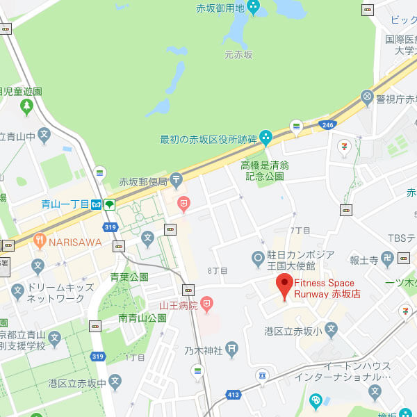 Runway赤坂店の地図