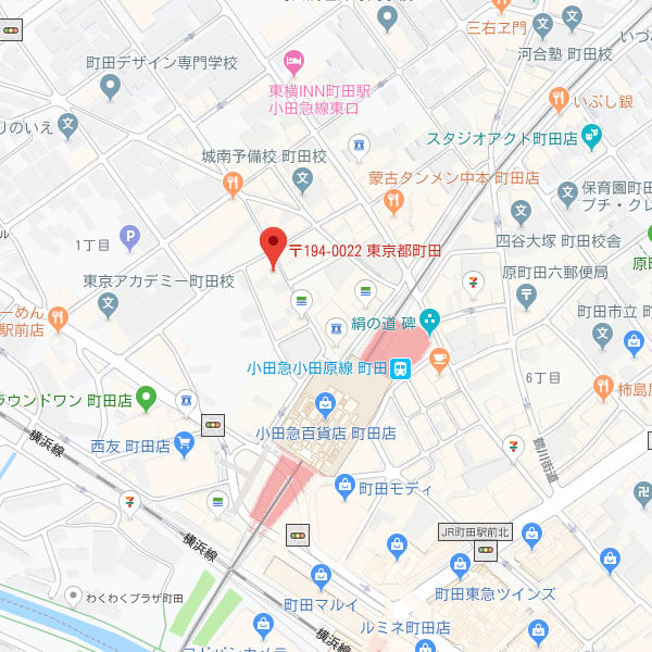 SOCIE町田店の地図